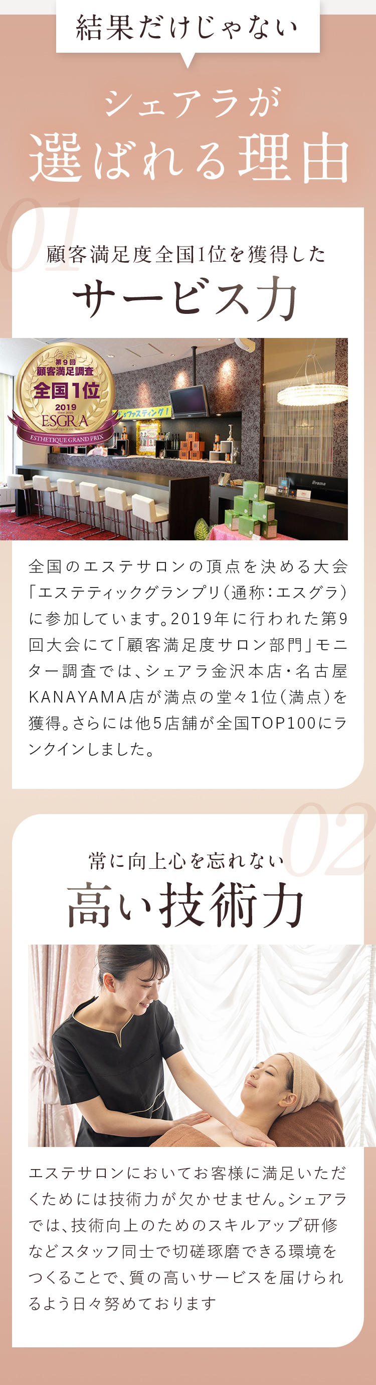 シェアラが選ばれる理由